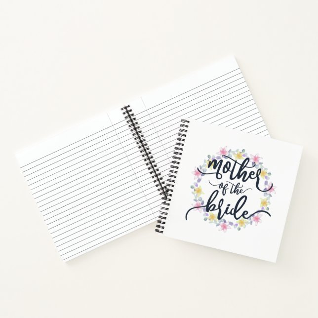 Mother of the Bride Wedding Calligraphy | Notebook (Inside)