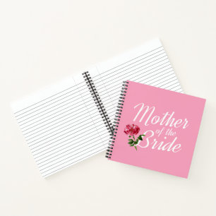 Mother of the Bride Wedding Calligraphy Notebook