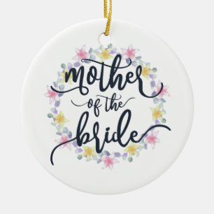 Mother of the Bride Wedding Calligraphy   Ornament