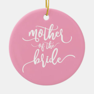 Mother of the Bride Wedding Calligraphy Ornament