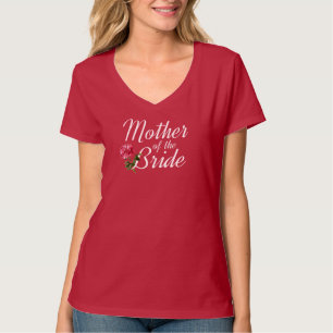 Mother of the Bride Wedding Calligraphy T-Shirt
