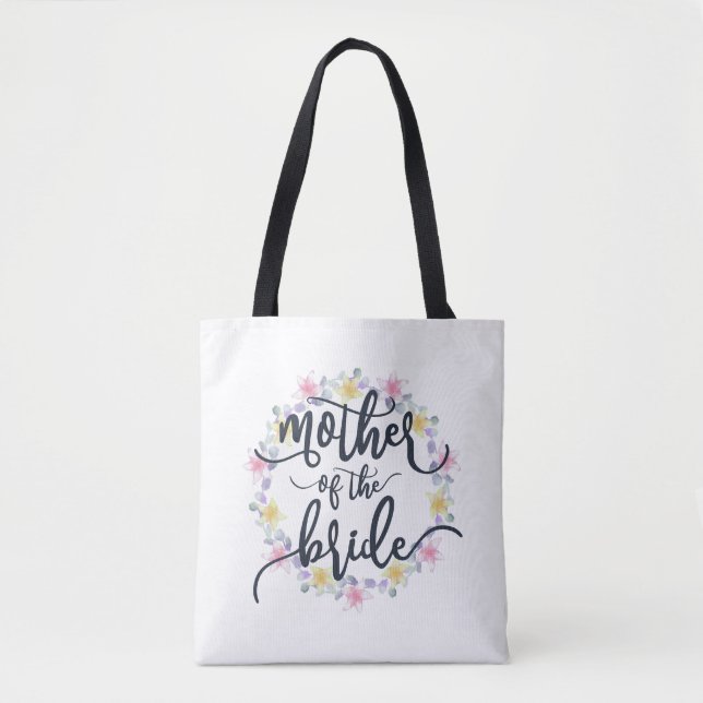 Mother of the Bride Wedding Calligraphy | Tote Bag (Front)