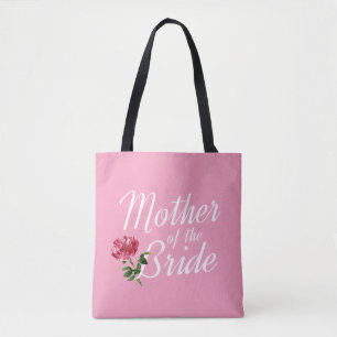 Mother of the Bride Wedding Calligraphy Tote Bag