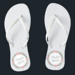 Mother of the Bride Wedding | Flip Flops<br><div class="desc">For further customization,  please click the "Customize" button and use our design tool to modify this template. If the options are available,  you may change text and image by simply clicking on "Edit/Remove Text or Image Here" and add your own. Designed by Freepik.</div>