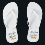 Mother of the Bride Wedding | Flip Flops<br><div class="desc">For further customization,  please click the "Customize" button and use our design tool to modify this template. If the options are available,  you may change text and image by simply clicking on "Edit/Remove Text or Image Here" and add your own. Designed by Freepik.</div>