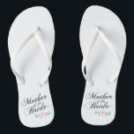 Mother of the Bride Wedding | Flip Flops<br><div class="desc">For further customization,  please click the "Customize" button and use our design tool to modify this template. If the options are available,  you may change text and image by simply clicking on "Edit/Remove Text or Image Here" and add your own. Designed by Freepik.</div>