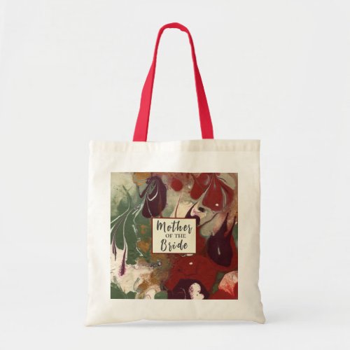 Mother of the Bride Wedding Gift Abstract  Tote Bag