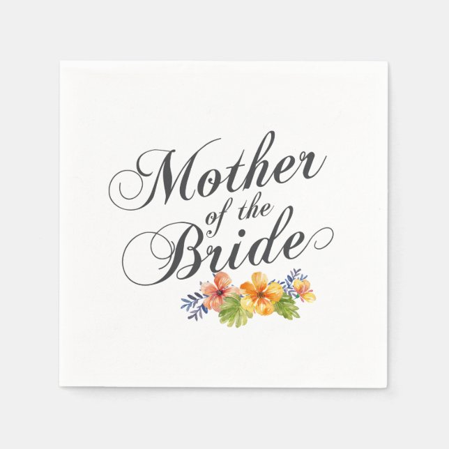 Mother of the Bride Wedding | Napkin (Front)