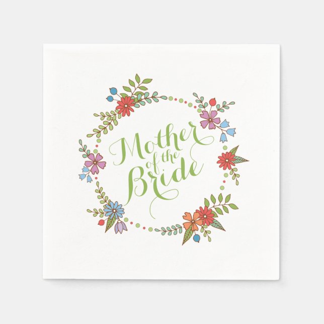 Mother of the Bride Wedding | Napkin (Front)