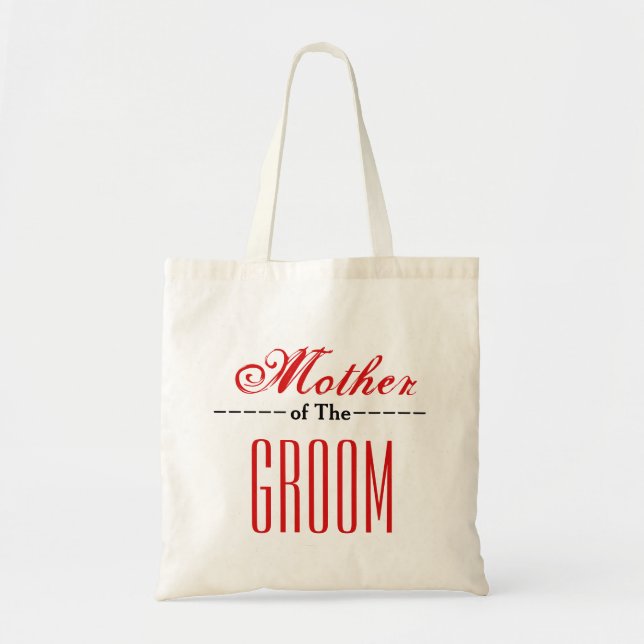 Mother of the Bride Wedding Personalized Tote Bag (Front)