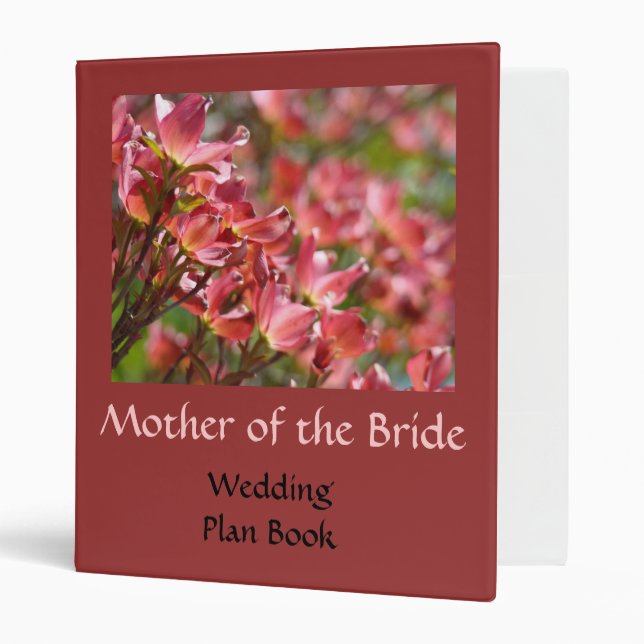 Mother of the Bride Wedding Plan Book binder Flora (Front/Inside)