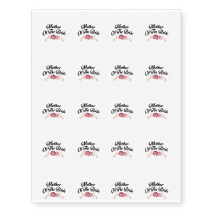 Mother Of The Bride Wedding Rehearsal Dinner Temporary Tattoos