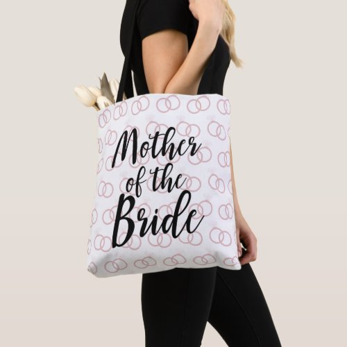 Mother of the Bride Wedding Ring Pattern Tote Bag