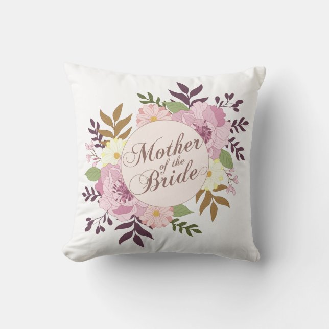 Mother of the Bride Wedding | Throw Pillow (Front)