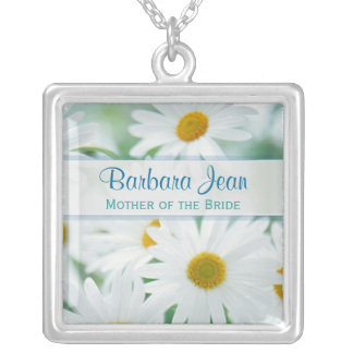 Mother of the Bride - White Daisy Wedding Necklace
