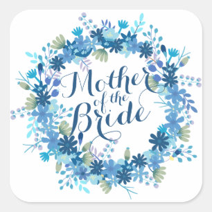 Mother of the Bride Winter Wedding Sticker Seal