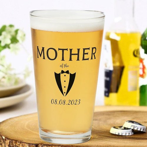Mother of the groom beer pint from a bride glass