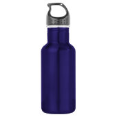 Mother of the Groom, Blue Scroll Water Bottle (Back)