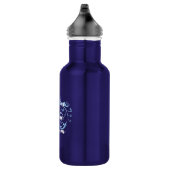 Mother of the Groom, Blue Scroll Water Bottle (Right)