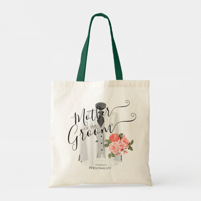 Mother of the Groom - Bridal Party Tote Bag (Back)