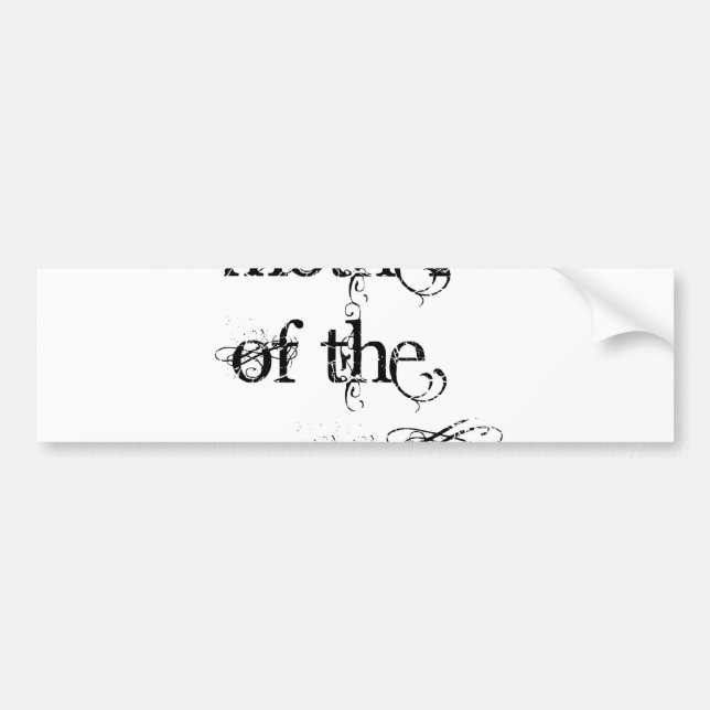 Mother of the Groom Bumper Sticker (Front)