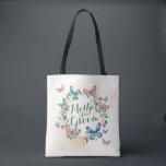 Mother of the Groom Butterfly Wreath Tote Bag<br><div class="desc">For further customization,  please click the "Customize" button and use our design tool to modify this template. If the options are available,  you may change text and image by simply clicking on "Edit/Remove Text or Image Here" and add your own. Designed by Freepik.</div>