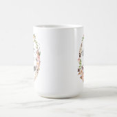 Mother of the Groom, Calligraphy, Floral Wreath-7 Coffee Mug (Center)