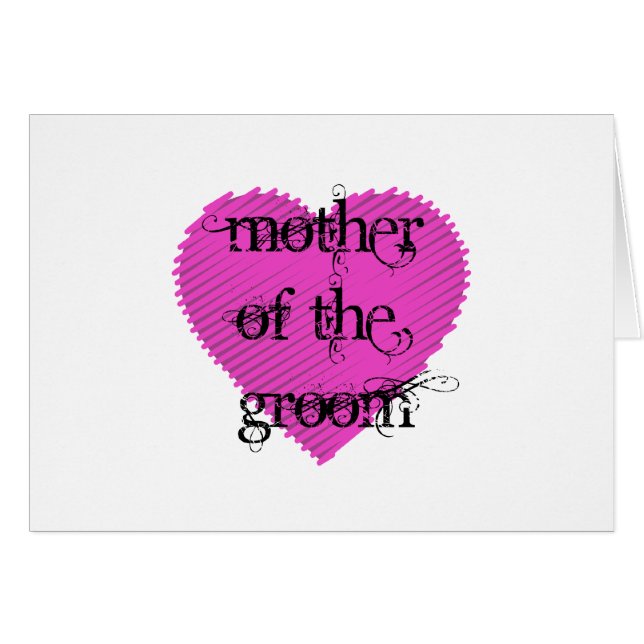 Mother of the Groom Cards (Front Horizontal)
