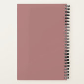 Mother of the Groom Custom Wedding Dusty Rose Notebook | Zazzle