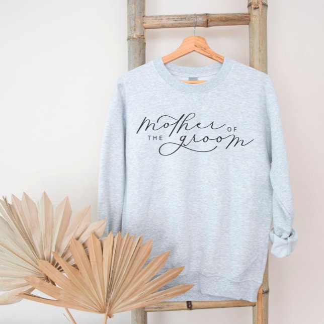 Mother of the Groom Cute Script Bridal Party Sweat Sweatshirt (Creator Uploaded)