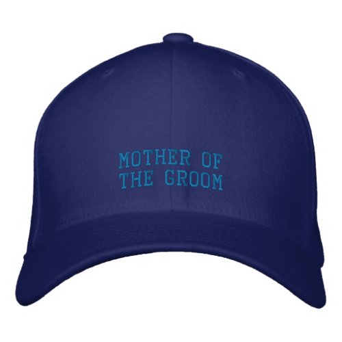 Mother of the Groom Embroidered Baseball Hat