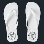 Mother of the Groom Flip Flops<br><div class="desc">Need sandals/flip-flops for your pedicure before the wedding or don't want to wear your heels quite yet on the wedding day? This are perfect to wear for several occasions!</div>