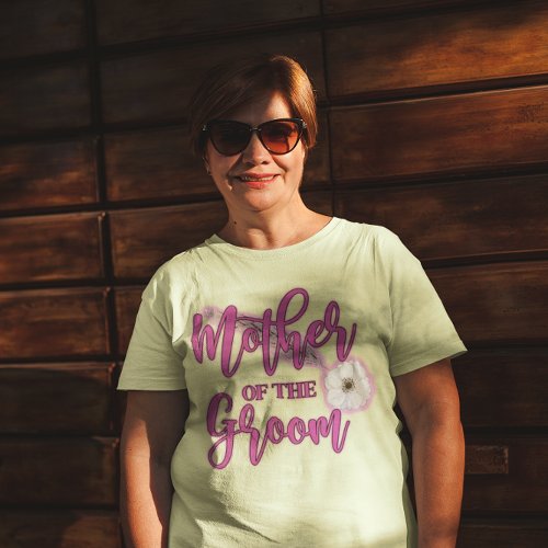 Mother of the Groom Floral Radiance  T_Shirt