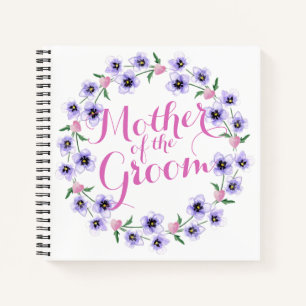 Mother of the Groom Floral Wedding Notebook