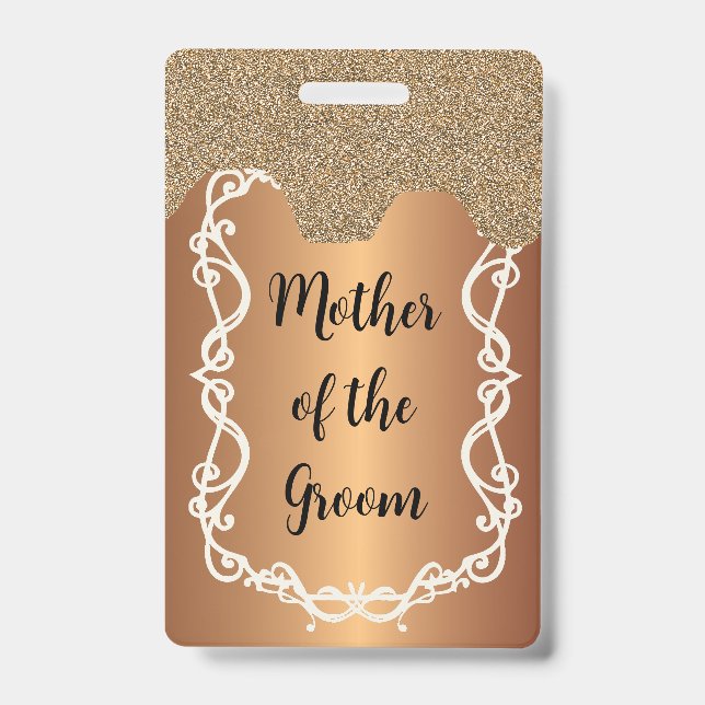 Mother of the Groom Hen Night badge lanyard (Front)