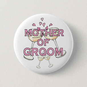 Mother of the Groom ID Pinback Button