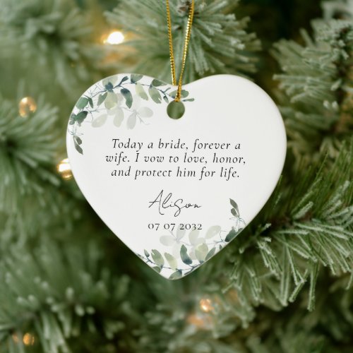 Mother of the Groom Keepsake   Ceramic Ornament