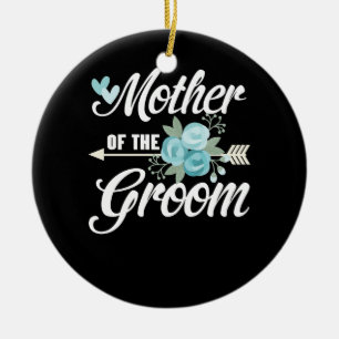 Mother Of The Groom Matching Bridal Shower Ceramic Ornament