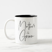 Mother of the Groom Modern Two-Tone Coffee Mug (Left)