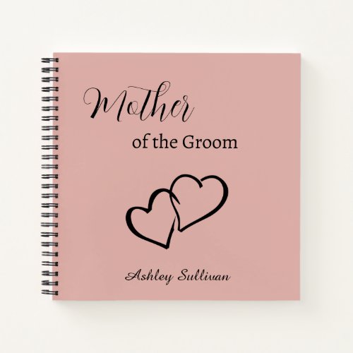 Mother of the Groom Notebook Wedding Gift