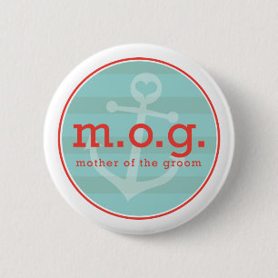 Mother of the Groom Sailor Pinback Button