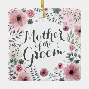 Mother of the Groom Watercolor   Ornament