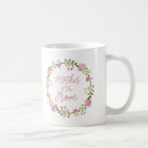 Mother of the Groom Watercolor Wreath Mug