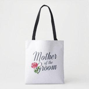 Mother of the Groom Wedding Calligraphy Tote Bag