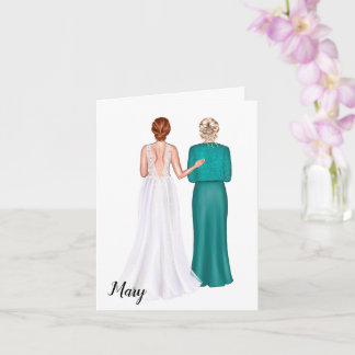 Mother of the Groom Wedding Card from Bride