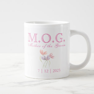 Mother of the Groom Wedding Date Keepsake Giant Coffee Mug