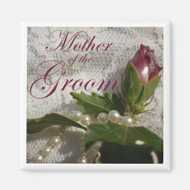 Mother of the Groom Wedding Favor Magnet (Front)