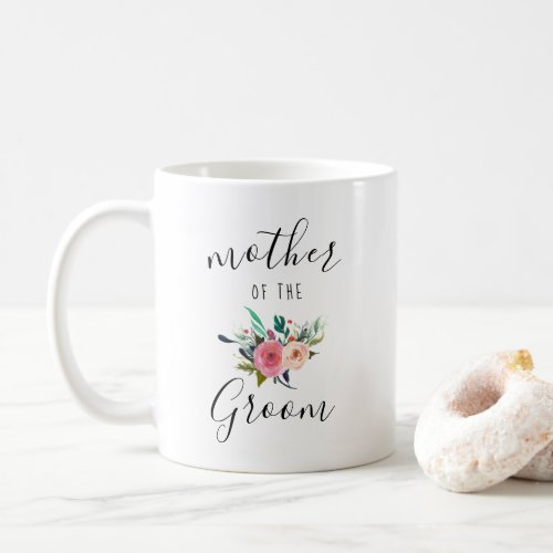 Mother of the Groom Wedding Gift Boho Floral Chic Coffee Mug