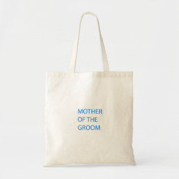 Mother Of The Groom Wedding Gift Favor Blue Cool  Tote Bag