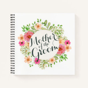 Mother of the Groom Wedding Guestbook Notebook